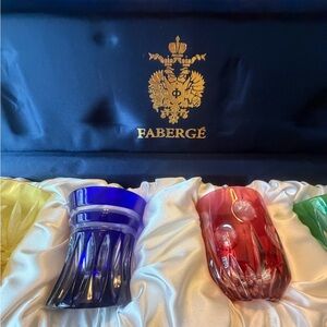 Fabergé Crystal Glass Set
